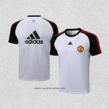 Camiseta de Entrenamiento Manchester United 2021-2022 Blanco