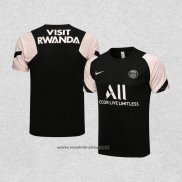 Camiseta de Entrenamiento Paris Saint-Germain 2021-2022 Negro y Rosa