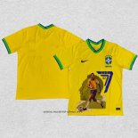 Tailandia Camiseta Brasil Pele Special 2022 Amarillo