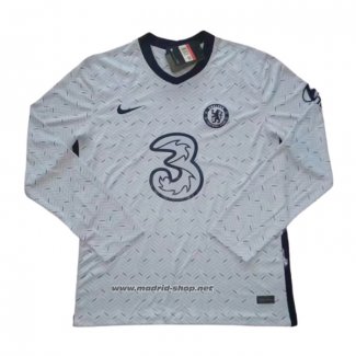 Camiseta Chelsea Segunda Manga Larga 2020-2021