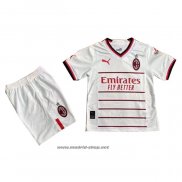 Camiseta AC Milan Segunda Nino 2022-2023