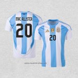 Camiseta Argentina Jugador Mac Allister Primera 2024