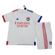 Camiseta Lyon Primera Nino 2020-2021
