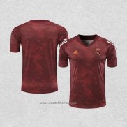 Camiseta de Entrenamiento Real Madrid 2020-2021 Rojo