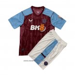 Camiseta Aston Villa Primera Nino 2023-2024