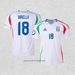 Camiseta Italia Jugador Barella Segunda 2024-2025