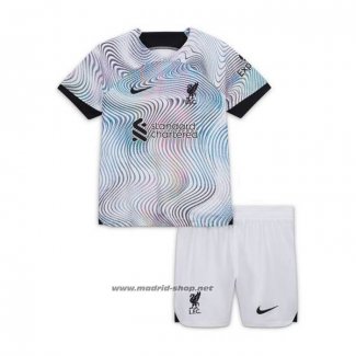 Camiseta Liverpool Segunda Nino 2022-2023