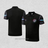 Camiseta Polo del Manchester City 2022-2023 Negro