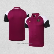 Camiseta Polo del Paris Saint-Germain 2020-2021 Purpura