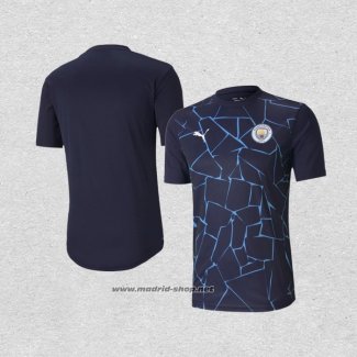 Camiseta Pre Partido del Manchester City 2020-2021 Azul
