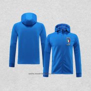 Chaqueta con Capucha del Italia 2022-2023 Azul